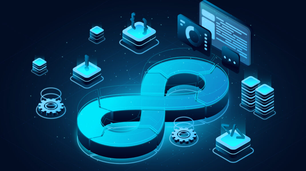 Diagrama de un proceso DevSecOps con etapas de seguridad integradas